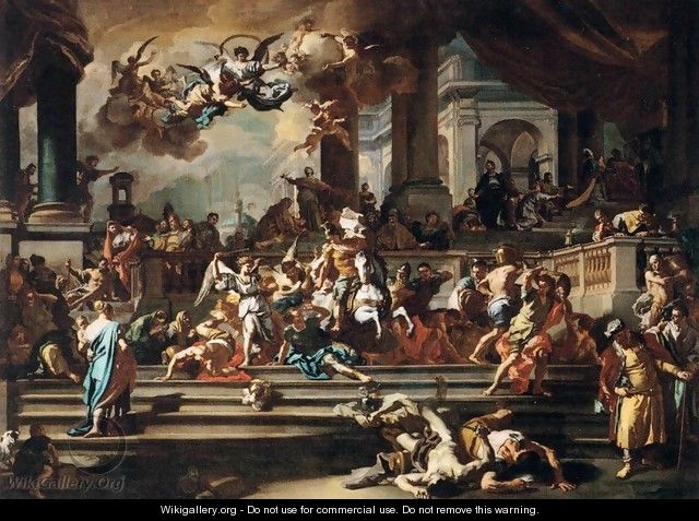 Expulsion of Heliodorus from the Temple - Francesco Solimena