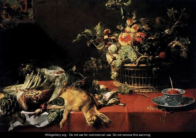 Still-Life with Fruit Basket and Game 2 - Frans Snyders
