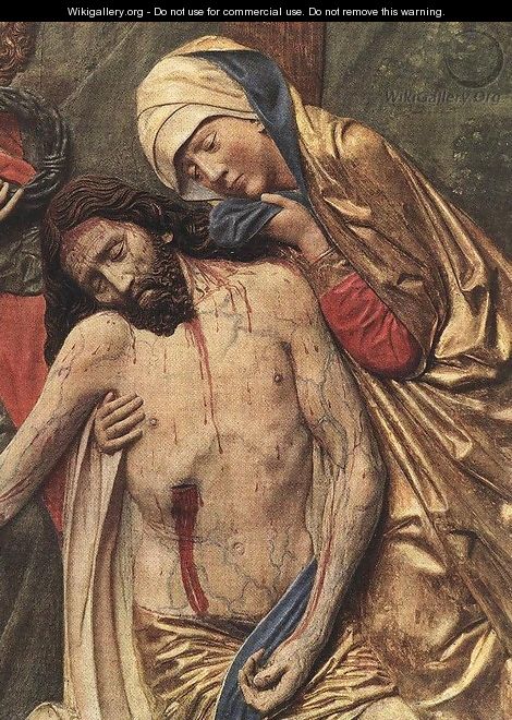 High Altar of St Mary (detail of the Lamentation) - Veit Stoss