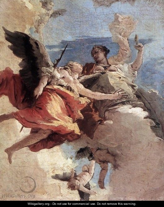 Allegory of Strength and Wisdom - Giovanni Battista Tiepolo