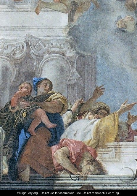 The Institution of the Rosary (detail) 2 - Giovanni Battista Tiepolo