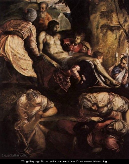 Christ Carried to the Tomb - Jacopo Tintoretto (Robusti)
