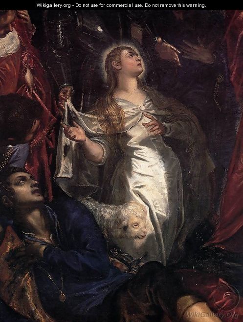The Miracle of St Agnes (detail) - Jacopo Tintoretto (Robusti)
