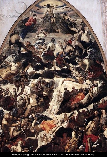The Last Judgment (detail) - Jacopo Tintoretto (Robusti)