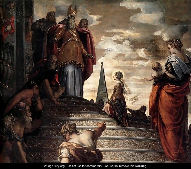 The Presentation of the Virgin (detail) - Jacopo Tintoretto (Robusti)