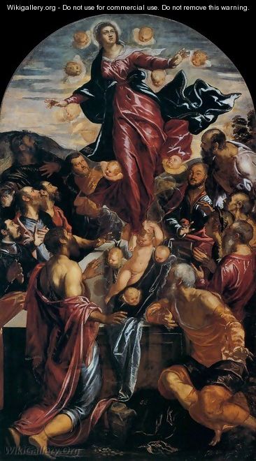 Assumption of the Virgin 2 - Jacopo Tintoretto (Robusti)