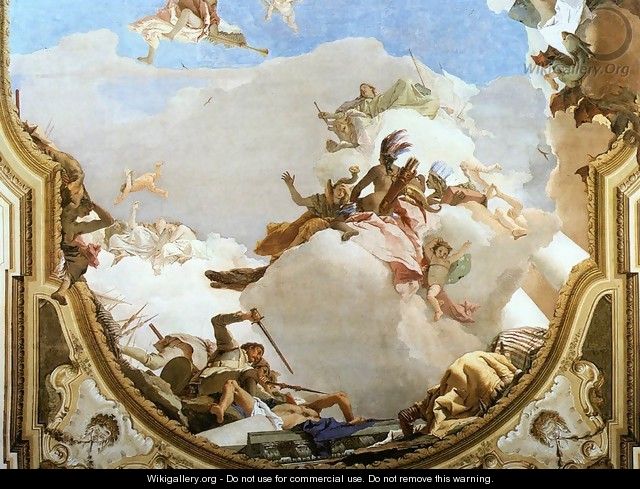 The Apotheosis of the Pisani Family (detail) - Giovanni Battista Tiepolo