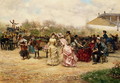 The Flower Sellers 1883 - Ludovico Marchetti