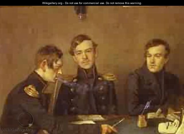 Andrey Grigoriy And Alexander Druzhinin 1840s - Pavel Andreevich Fedotov