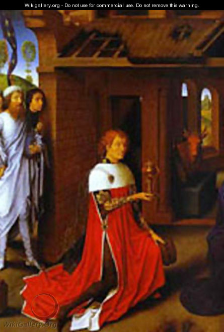 The Adoration Of The Magi Detail 1 1470s - Hans Memling