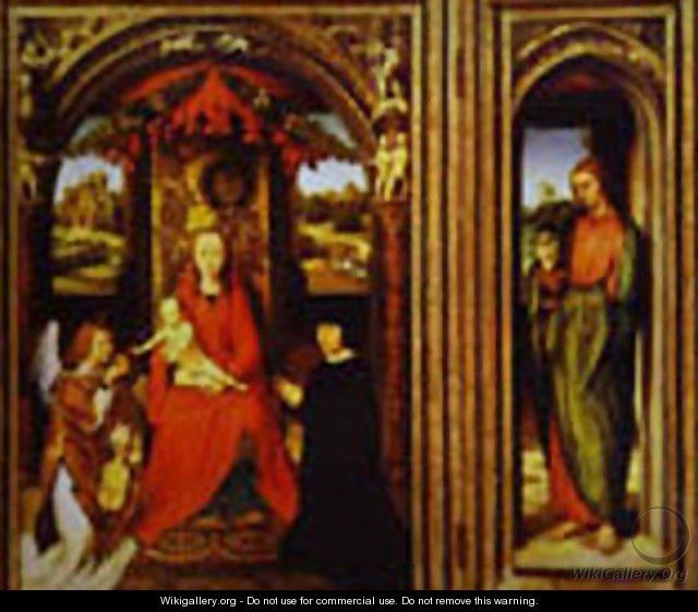 Altar Of Saints John The Baptist And John The Evangelist - Hans Memling