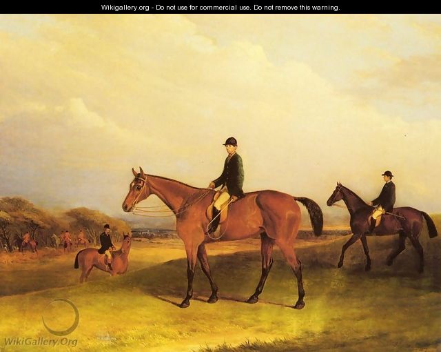 A Jockey On A Chestnut Hunter - John Jnr. Ferneley