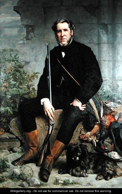 Portrait of John Bowes - Jacques-Eugene Feyen