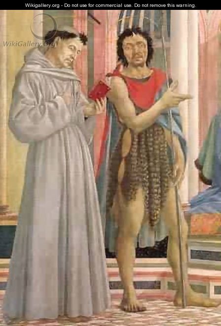 The Madonna And Child With Saints (Detail) 1445 2 - Domenico Di Michelino