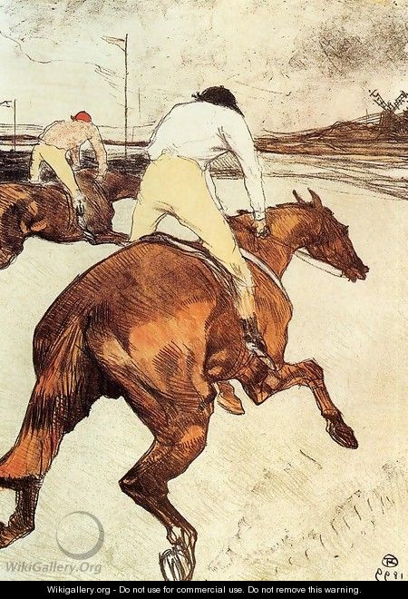 The Jockey 1899 - Henri De Toulouse-Lautrec