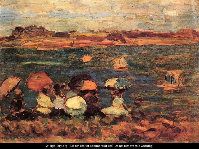 Beach Scene St. Malo 1907 - Henri De Toulouse-Lautrec