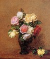 Roses 1887 - Ignace Henri Jean Fantin-Latour