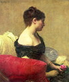 Portrait of Madame Maitre - Ignace Henri Jean Fantin-Latour