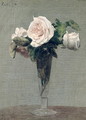 Flowers 1872 - Ignace Henri Jean Fantin-Latour