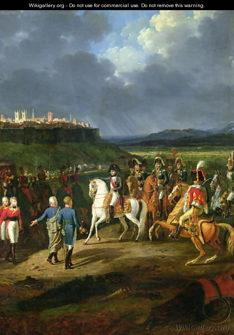 The English Prisoners at Astorga Being Presented to Napoleon Bonaparte - Charles Emile Hippolyte Lecomte-Vernet