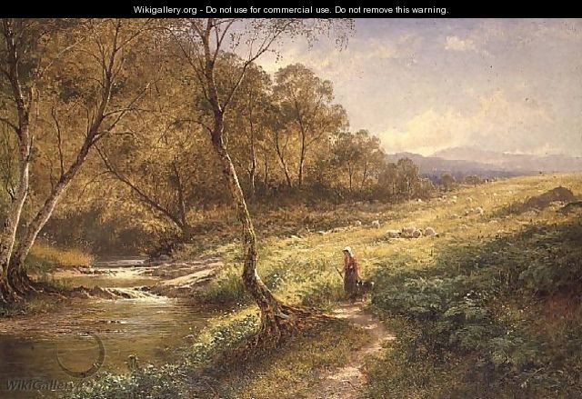 On the Lledr 1881 - Benjamin Williams Leader