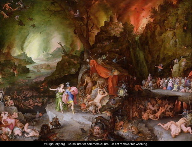 Aeneas and the Sibyl in the Underworld 1598 - Otto Eerelman