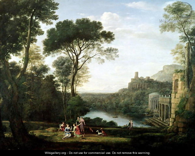 Landscape with the Nymph Egeria - Claude Lorrain (Gellee)