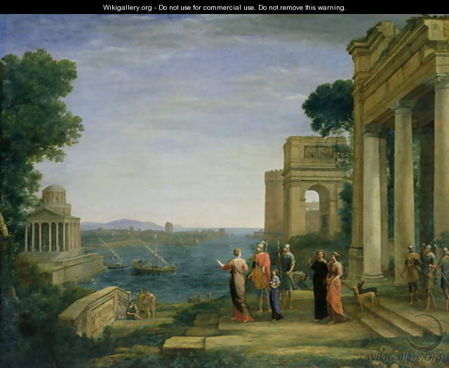 Aeneas and Dido in Carthage 1675 - Claude Lorrain (Gellee)