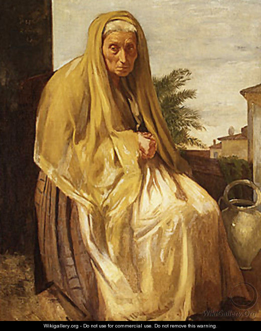 The Old Italian Woman 1857 - Edgar Degas