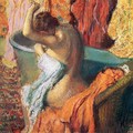 Seated Bather Drying Herself 1895 - Edgar Degas