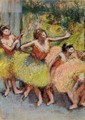 Dancers in Green and Yellow 1899-1904 - Edgar Degas