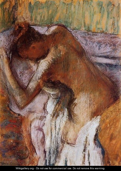 After the Bath 1900-1910 - Edgar Degas