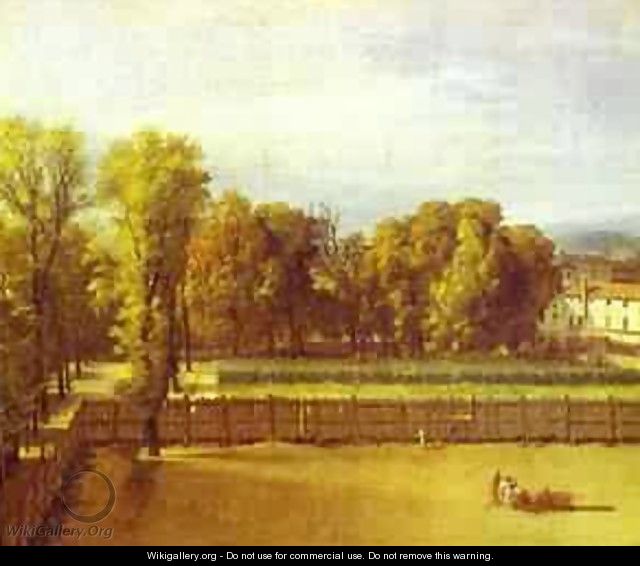 View Of The Garden Of The Luxembourg Palace 1794 - Jacques Louis David