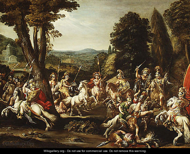 Triumph of the Amazons 1620s - Claude Deruet