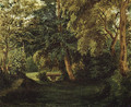 George Sands Garden at Nohant ca 1840s - Eugene Delacroix