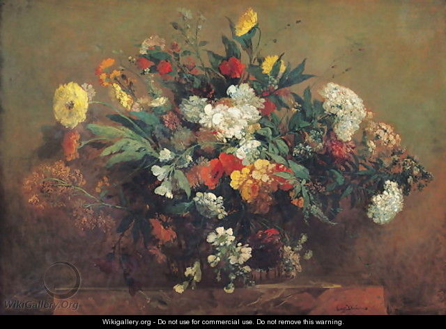 Flowers - Eugene Delacroix