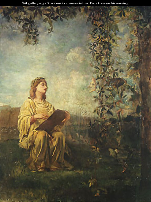 The Muse of Painting 1870 - Jeno Gabor