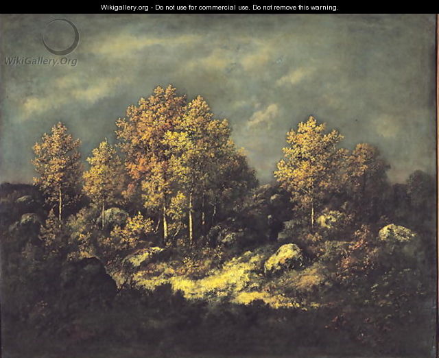 The Jean de Paris Heights in the Forest of Fontainebleau 1867 - Narcisse-Virgile Díaz de la Peña