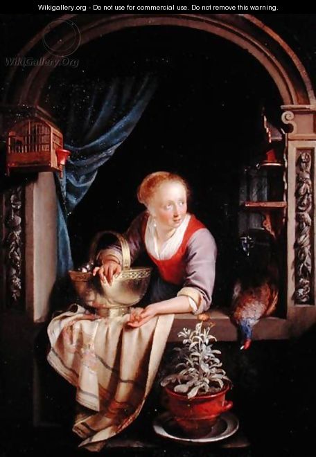 Woman at a Window 1663 - Gerrit Dou