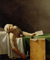 The Death of Marat after the original by Jacques Louis David - Jerome Martin Langlois
