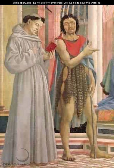 The Madonna And Child With Saints (Detail) 1445 - Domenico Di Michelino