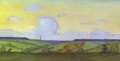 Evening Landscape 1915 - Mstislav Dobuzhinsky (Mstislavas Dobuzinskis)