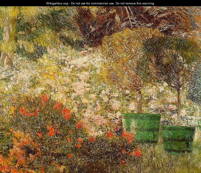 A Corner of My Garden 1901 - Emile Claus