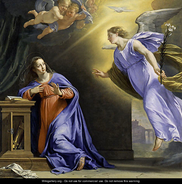 The Annunciation ca 1644 - Philippe de Champaigne