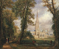 Salisbury Cathedral From The Bishop's Garden 1826 - John Constable