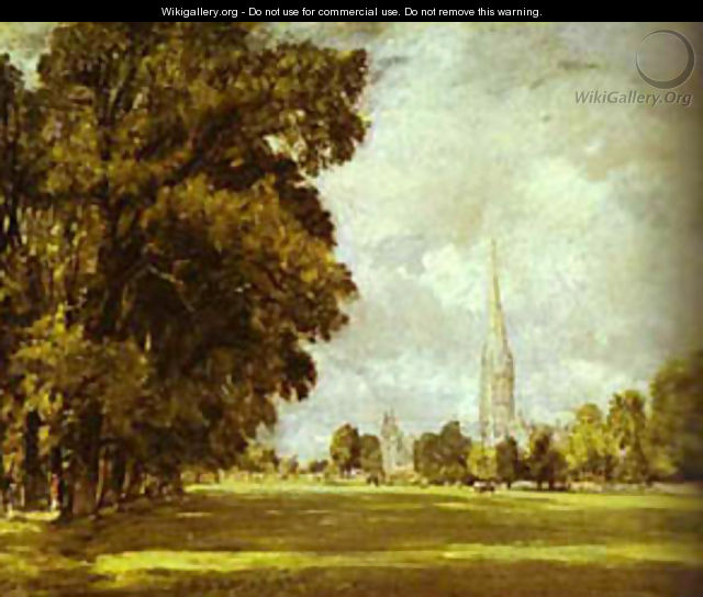 A View Of Salisbury Cathedral 1825 - John Constable