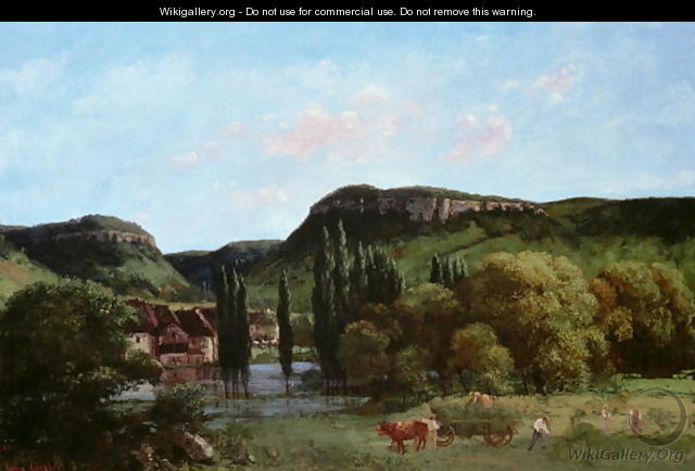 View of Ornans 1864 - Gustave Courbet
