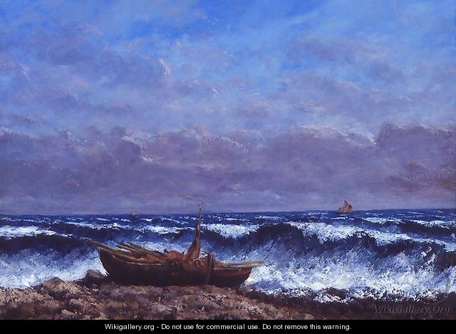 The Stormy Sea or The Wave - Gustave Courbet