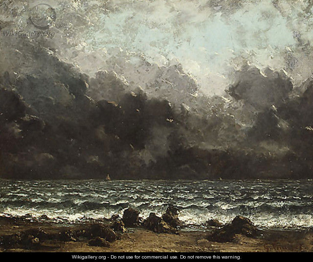 The Sea 1873 - Gustave Courbet