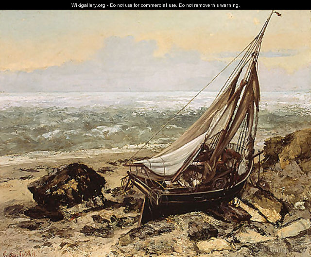 The Fishing Boat 1865 - Gustave Courbet